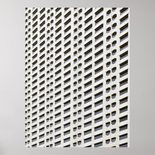 Den vita arkitekturplanen tapet poster (Framsidan)