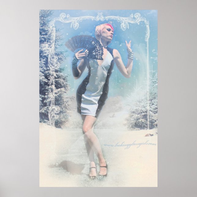 "Den vita drottningen" Poster (Framsidan)