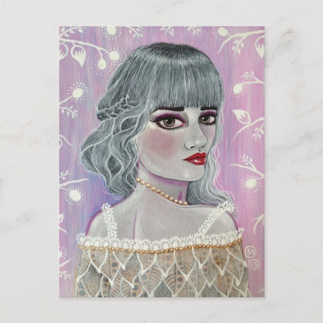 Den vita drottningen vykort (Framsida)