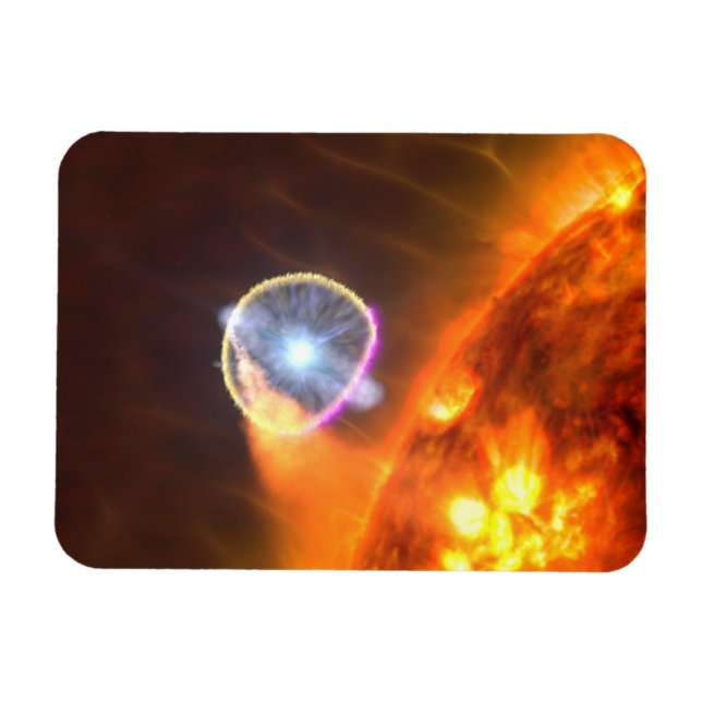 Den vita dvärgstjärnan i V407 Cygni Magnet (Horisontell)