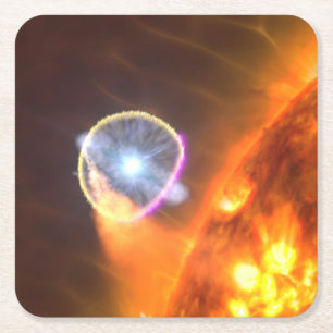 Den vita dvärgstjärnan i V407 Cygni Underlägg Papper Kvadrat