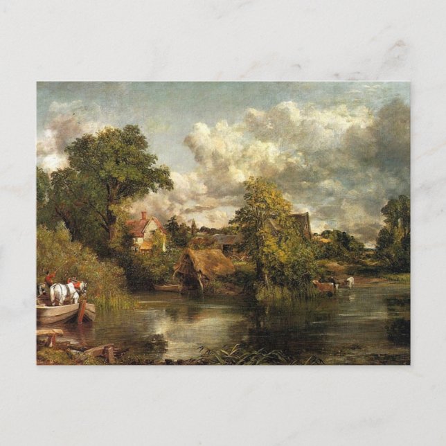 Den vita hästen av John Constable, Vykort (Framsida)