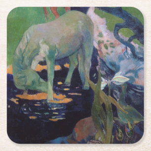 Den vita hästen, Gauguin Underlägg Papper Kvadrat