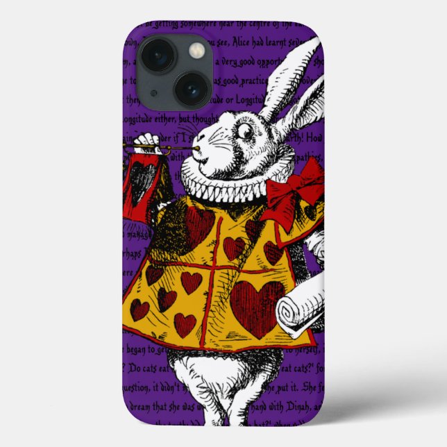 Den vita kaninen Fodral-Mate iphone case (Baksida)