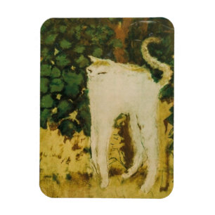 Den vita katten av Bonnard Magnet
