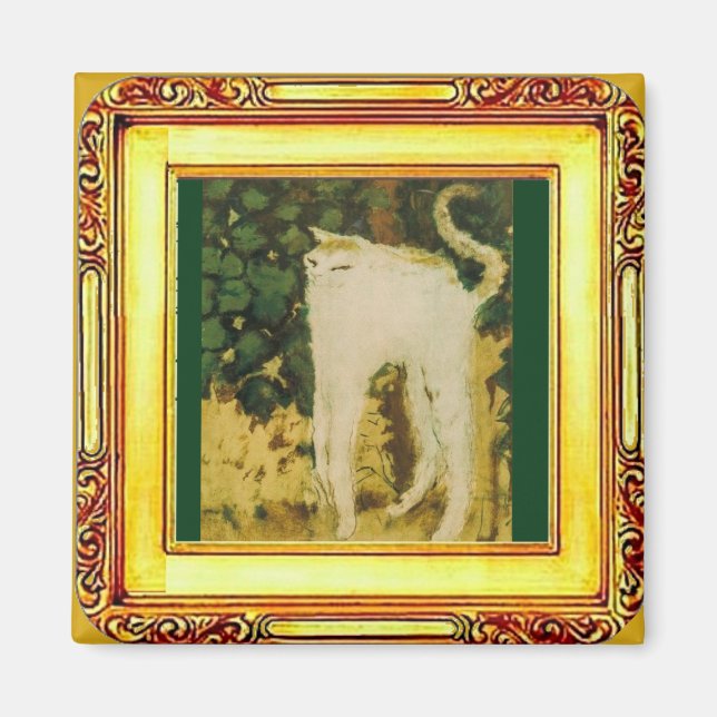 Den vita katten, Bonnard Magnet (Framsidan)