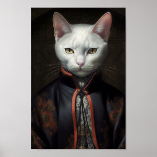 Den vita katten poster