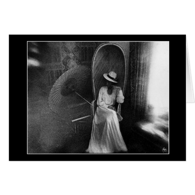 Den vita klänningen - kort (Framsidan Horizontal)