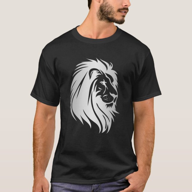 Den Vita Lejonkungen T Shirt (Framsida)