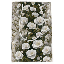 Den vita mjuka blommönsterdesignen