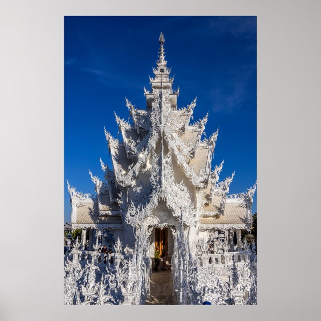 Den vita templet poster (Framsidan)