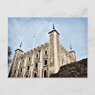 Den vita Torn-Torn i London Vykort