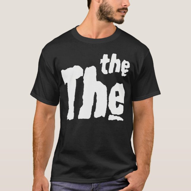 Den vita utskriften t shirt (Framsida)