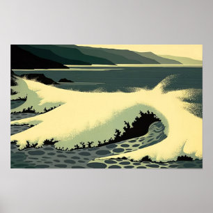 Den vita vågen - 1994; USA Eyvind Earle Poster