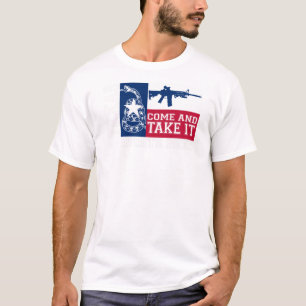 Den VITHJORTTexas komen och tar det AR15 T Shirt