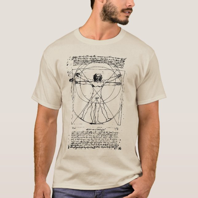 Den Vitruvian manen Tröja (Framsida)