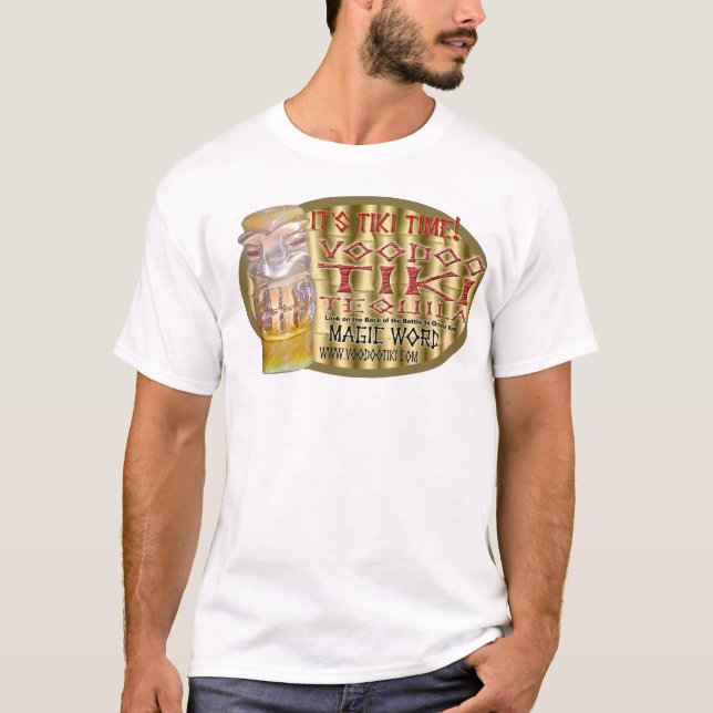 Den VoodooTiki tequilaen är det Tiki Time T-shirt (Framsida)