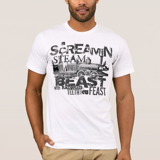Den vridna lokomotivet t-shirt (Framsida)