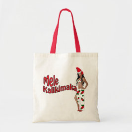 Den Wahine pinupMele Kalikimaka julen hänger lös 2 Tygkasse