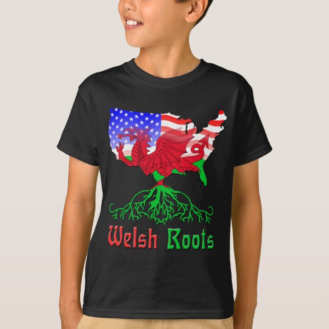 Den walesiska amerikanen rotar tee (Framsida)