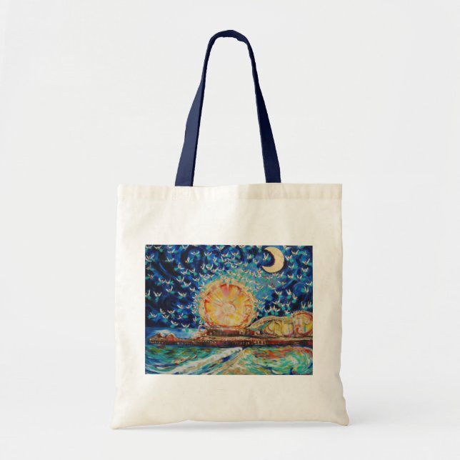 Den Warren "änglarEn-Pir" totot hänger lös longs Tygkasse (Framsidan)