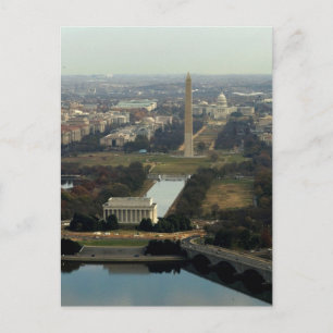 Den Washington DC-antennen fotograferar Vykort