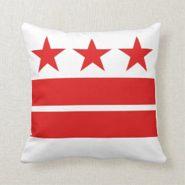 Den Washington DC-flagga kudder Kudde