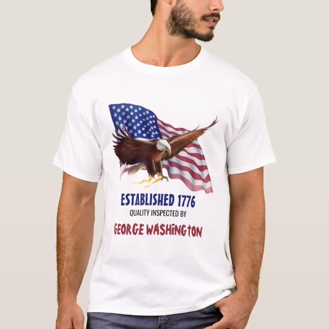 Den "Washington-Godkända" T-Shirt av Kvalitet (Framsida)