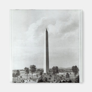 Den Washington monumentet och omgivningen Magnet