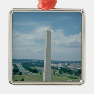 Den Washington monumentet som byggas 1848-85 Julgransprydnad Metall