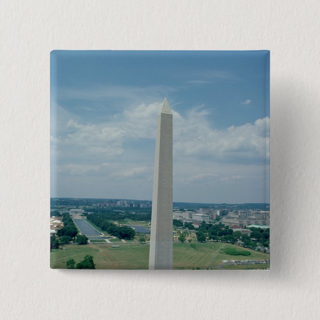 Den Washington monumentet som byggas 1848-85 Knapp (Framsida)