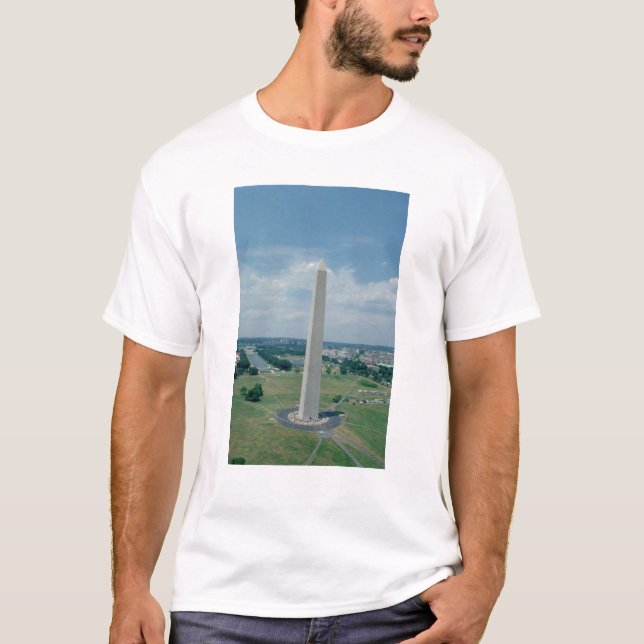Den Washington monumentet som byggas 1848-85 Tee (Framsida)