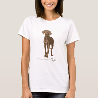 Den Weimaraners tänkan är de folk T Shirt