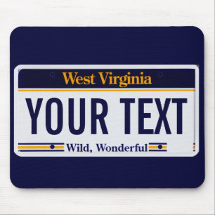 Den West Virginia registreringsskyltmusen vadderar Musmatta