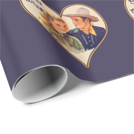 Den westerna Cowboycowgirlen kopplar ihop bäst Presentpapper