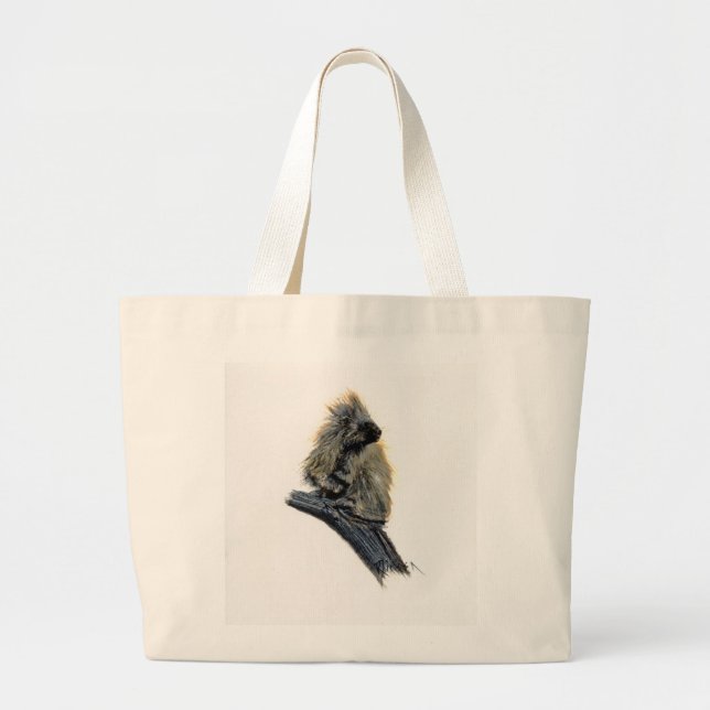 Den westerna porcupinen hänger lös jumbo tygkasse (Framsidan)