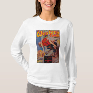 Den westerna slingatidskriften täcker 3 t shirt