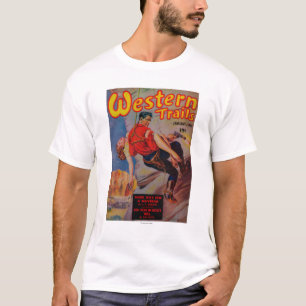 Den westerna slingatidskriften täcker 3 t-shirt