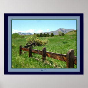 Den westerna staketfotoaffischen gretchen by poster