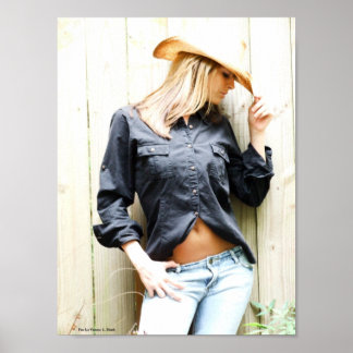 Den Westerna utseendet - anpassad - anpassad Poster