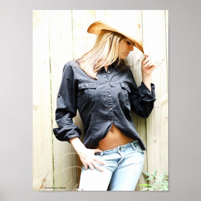 Den Westerna utseendet - anpassad - anpassad Poster (Framsidan)