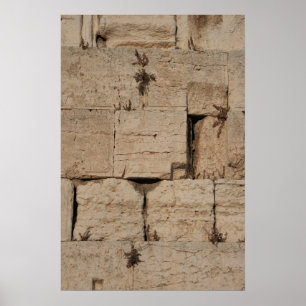 Den westerna väggen, Jerusalem Poster