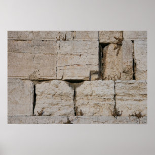 Den westerna väggen, Jerusalem Poster