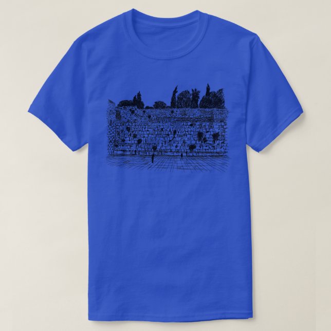 Den westerna väggen t shirt (Design framsida)