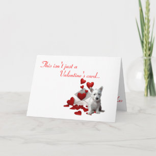 Den Westie valentinen, är min Helgkort