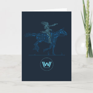 Den Westworld Dolores ridninghästen går runt Kort