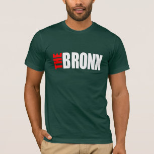 Den white&red BRONX_LOGO_pngen - skräddarsy Tee Shirt