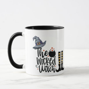 Den Wicked Witch - Witches Hat & Stockings Mugg