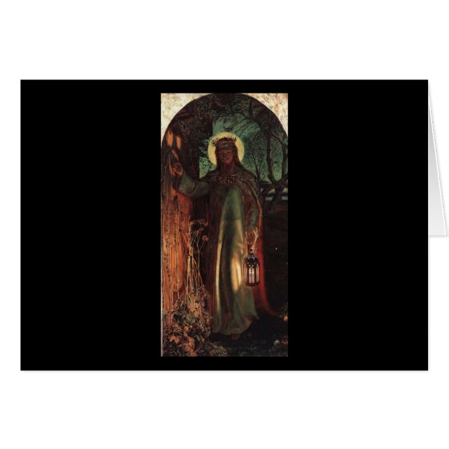 Den William Holman jakten tänder av världen Hälsningskort (Framsidan Horizontal)