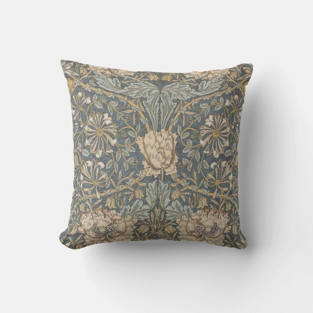 Den William Morris art nouveau kudder Kudde (Framsida)